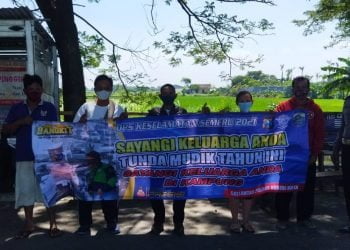 Sosialisasikan Larangan Mudik, Ipda Isdiyat : Semua Demi Keselamatan dan Kesehatan Bersama