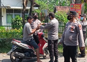 Polsek Pesantren Masih Banyak Temukan Pelanggaran Prokes di Lebaran Hari Kelima