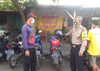 Tegur 10 Pelanggar Prokes, Polsek Pesantren dan Satpol PP Tingkatkan Razia Yustisi