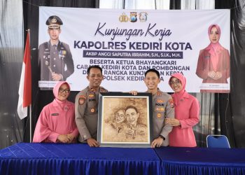 Kapolres Kediri Kota Kunjungi Polsek Jajaran Bersama Bhayangkari Beri Apresiasi