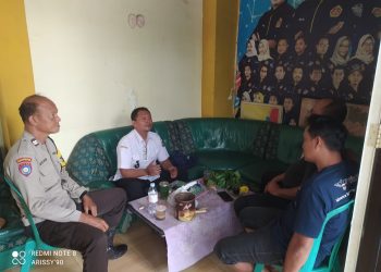 Bhabinkamtibmas  Polsek Kediri Kota Aktif Lakukan Pembinaan Sat Kamling, Terwujudnya Kamtibmas yang Kondusif