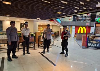 Polsek Kediri Kota  Perketat Pengamanan di Mall, Antisipasi Tindak Pencurian di Jam Rawan