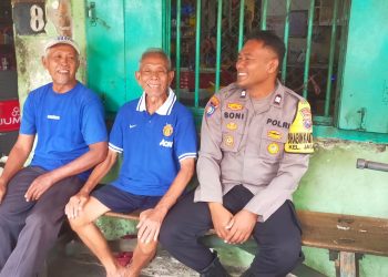 Ciptakan Ramadhan Aman, Bhabinkamtibmas Polsek Kediri Kota Gelar Patroli Dialogis